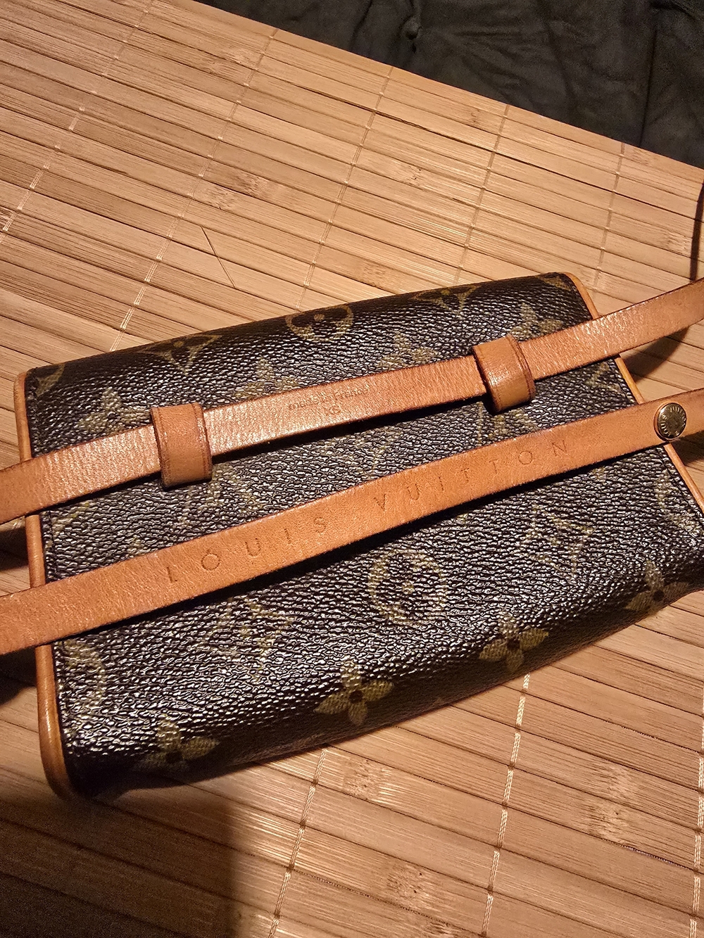 Louis Vuitton Monogram Canvas Belt Bag in Brown with Tan Strap - Picture 2 of 11